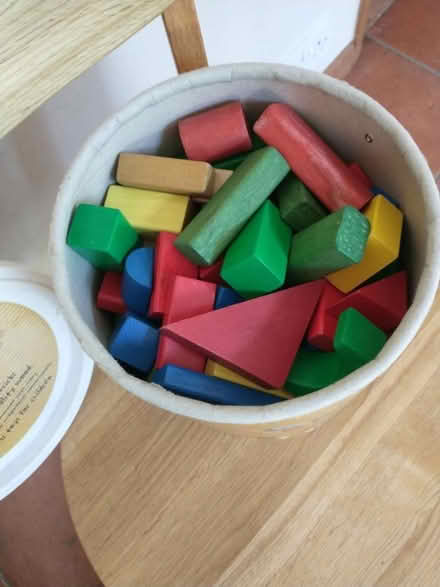 Photo of free Wooden play bricks (Fleetville) #2