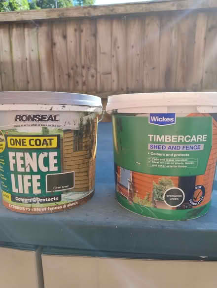 Photo of free Fence/Shed paint (Great Moor SK3) #1