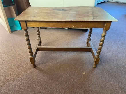 Photo of free Vintage wooden table for upcycling (Newark nr hospital) #1