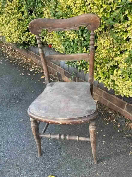 Photo of free Small chair (piece missing) (Malvern Link WR14) #1