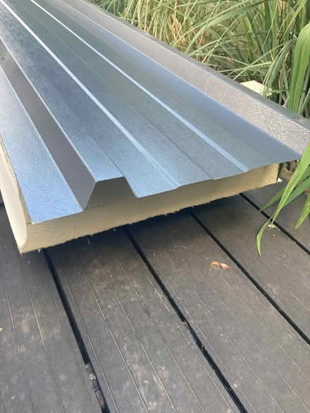 Photo of free Kingspan Quadcore insulated roof panel off cut (Ware SG12) #2