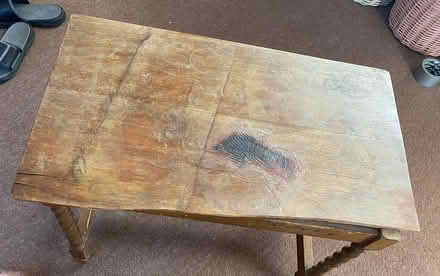 Photo of free Vintage wooden table for upcycling (Newark nr hospital) #2