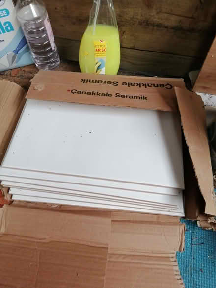 Photo of free 7 large ceramic tiles (Innox Hill BA11) #1