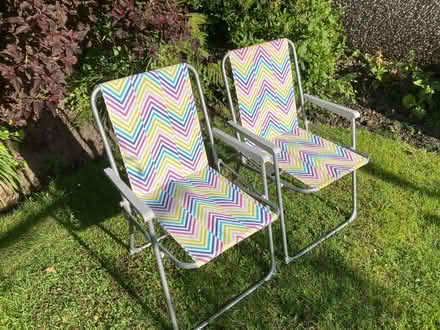 Photo of free 2 Folding Deck Chairs (Penwortham PR1) #1