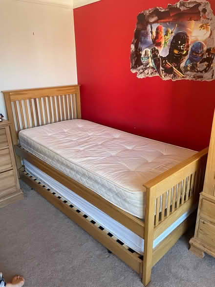 Photo of free Single bed with guest bed under (M20 Didsbury) #2