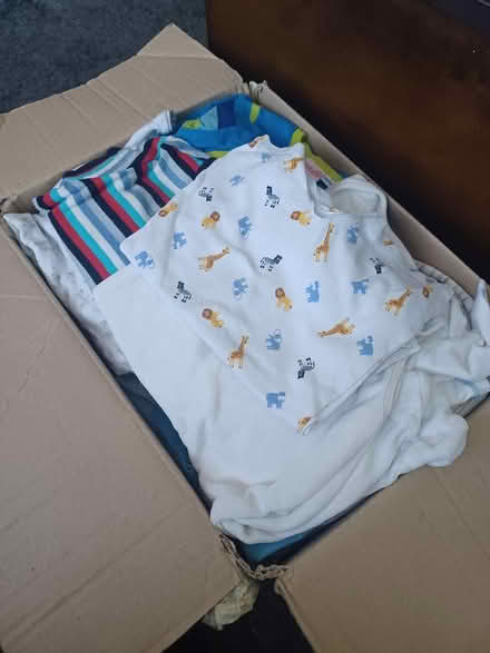 Photo of free Box of baby boy clothes (Oxford OX4) #1