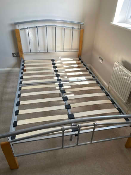 Photo of free Metal frame double bed (Booker HP12) #1
