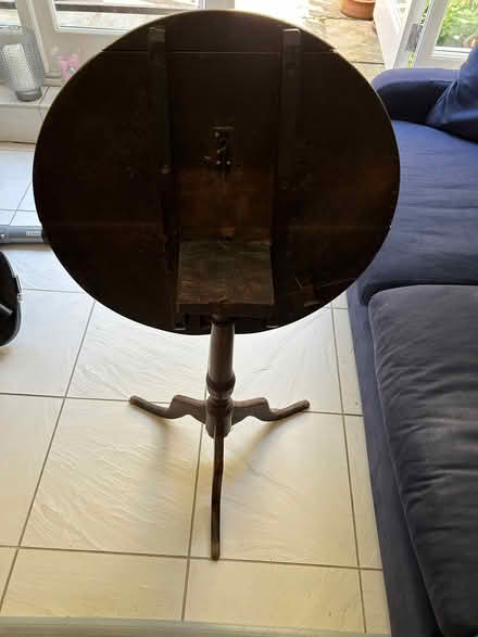 Photo of free Small folding circular wooden table (Muswell Hill N10) #2