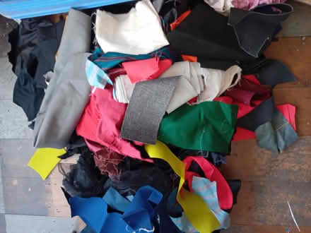 Photo of free Large bag of fabric pieces.new (BH9) #1
