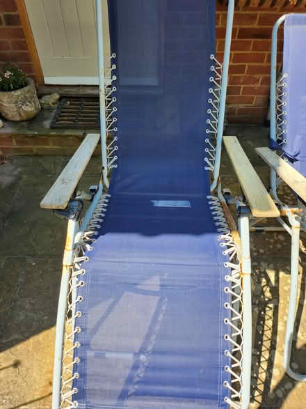 Photo of free Folding deck chairs (Crowhurst east sussex) #1
