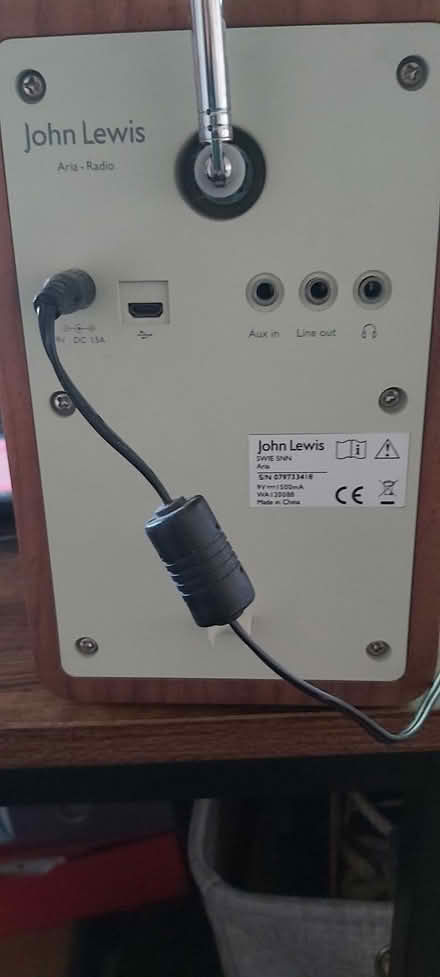 Photo of free John Lewis DAB radio (Fairfield Park) #2