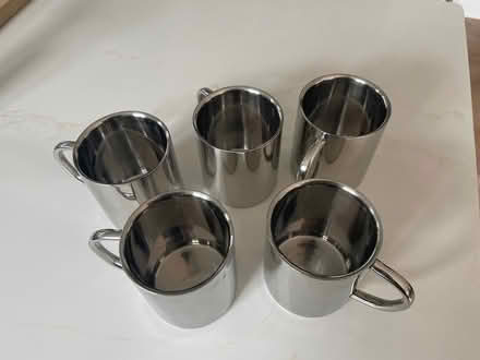 Photo of free 5 stainless steel mugs (Bromley BR2) #2