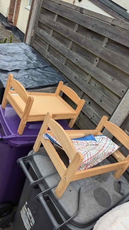 Photo of free 2 miniature pet beds (Letchworth SG6) #1