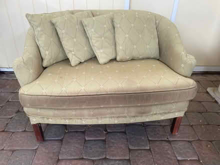 Photo of free Love seat sofa (off Nassau Street, Princeton) #1