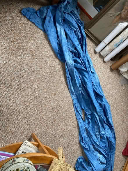 Photo of free Indigo dyed cloth strips (Eureka) #1