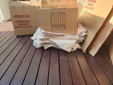 Photo of free Packing newsprint and boxes (San Mateo near Hillsdale/101) #2
