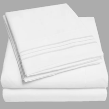Photo of White king size or double bed sheet (Manor Park S2) #1