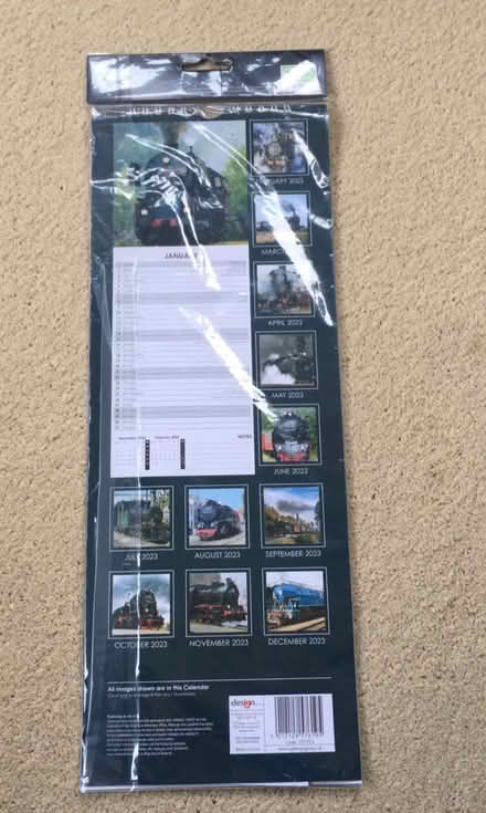 Photo of free Steam Train 2023 Calendar (DA4) #2