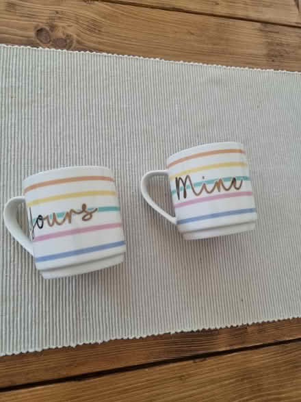 Photo of free John Lewis Mine and Yours Mugs (SE13) #1