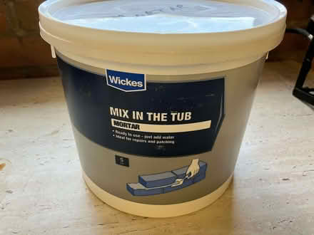 Photo of free Wickes Mix In The Tub Mortar; 5kg (Overton RG25) #1