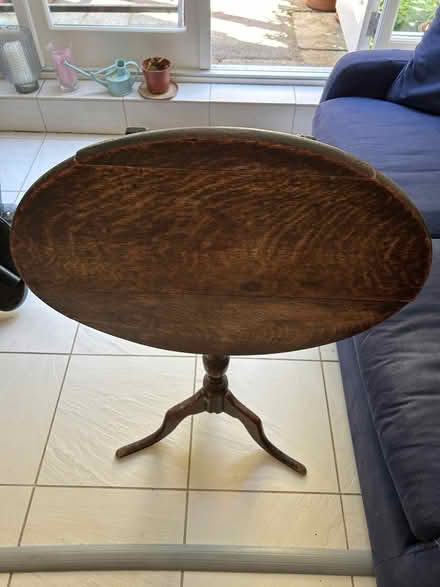 Photo of free Small folding circular wooden table (Muswell Hill N10) #1
