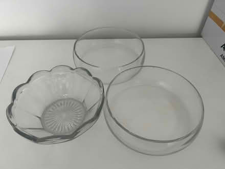 Photo of free Three trifle bowls (Stockbridge EH4) #1