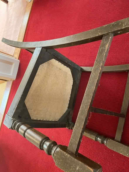 Photo of free 4 old dining chairs (Battledown GL52) #3