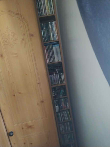 Photo of free Tall dvd/cd shelving (CM8 Silver End) #2