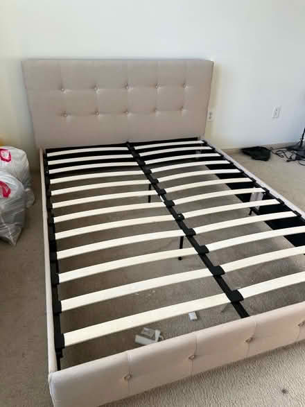 Photo of free Full size bedframe (Braeswoood/Meyerland) #1