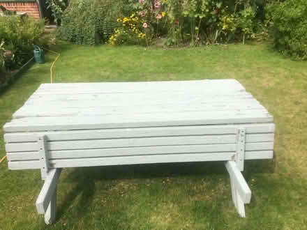 Photo of free Garden bench seat. (Mendham IP20) #1