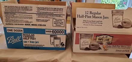Photo of free Canning jars, 8 ounce, 2 dozen (Burien) #2