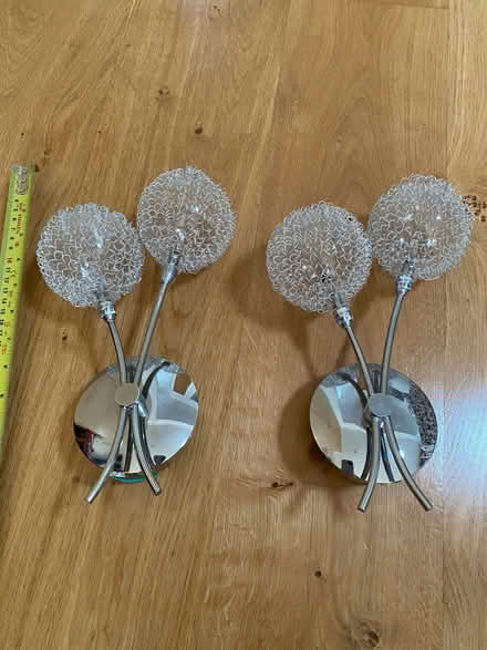 Photo of free Wall light fitting, double-bulb (Runcton PO20) #1
