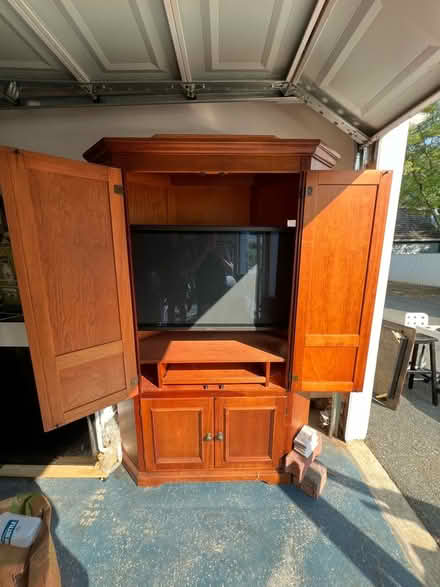 Photo of free Cabinet with commercial grade TV (Kentlands) #1