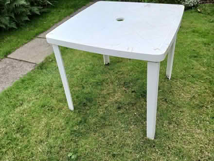 Photo of free uPVC patio table (Town Furze OX3) #1