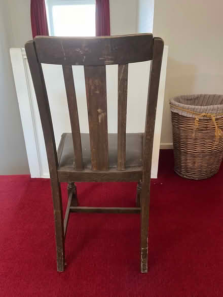 Photo of free 4 old dining chairs (Battledown GL52) #2