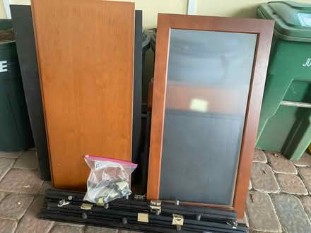 Photo of free media component cabinet w/door (off Nassau Street, Princeton) #1