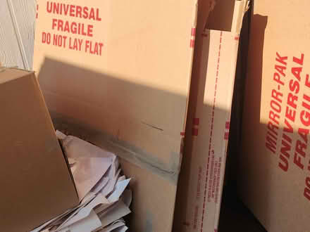 Photo of free Packing newsprint and boxes (San Mateo near Hillsdale/101) #1