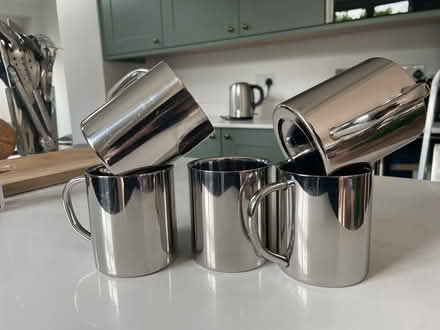 Photo of free 5 stainless steel mugs (Bromley BR2) #3