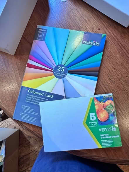Photo of free Pad of coloured paper& Art Board (Streatham Hill) #1