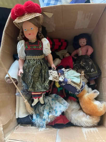 Photo of free Box of small dolls in National costume (Bletchingdon OX5) #1