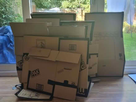 Photo of free 14 cardboard moving boxes (Old Town HP2) #1