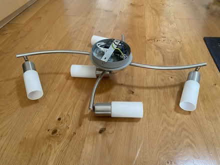 Photo of free Ceiling light fitting, 5-bulb (Runcton PO20) #1