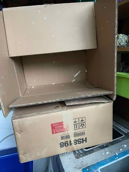 Photo of free strong cardboard boxes (Chorlton M21) #1