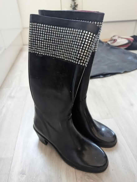 Photo of free Sparkle heeled wellies - size 6 (Alexandra Palace N22) #1