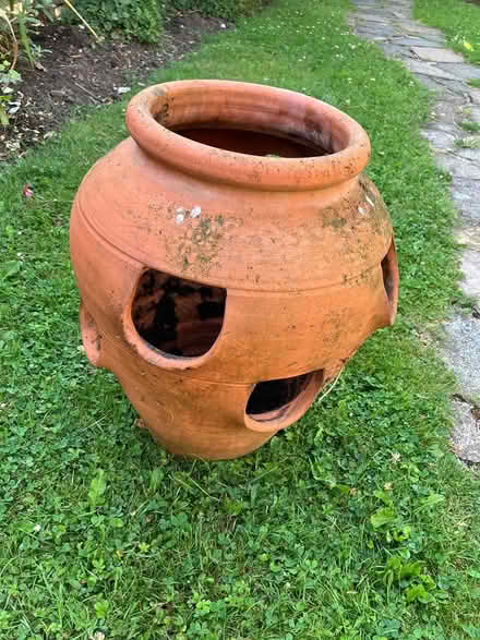 Photo of free terracotta strawberry pot (Carshalton) #1