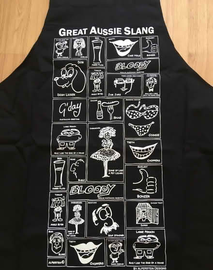 Photo of free Australian slang apron (Millwall E14) #2