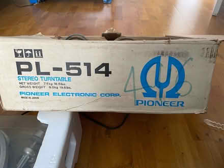 Photo of free Turntable for vinyl LP's (Runcton PO20) #2