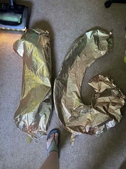 Photo of free Foil numbers 16 balloons (BH8 Bournemouth) #1