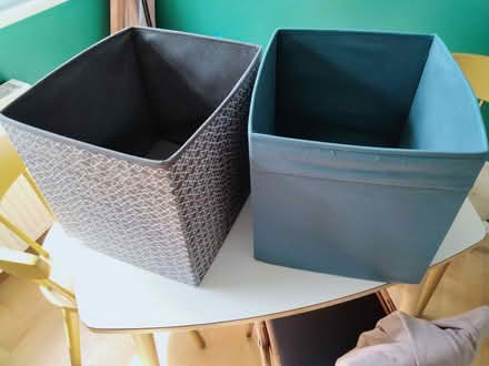 Photo of free 2 IKEA kallax boxes (Cathcart, G44) #1
