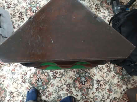 Photo of free Corner wooden shelves (Upton CH49) #1